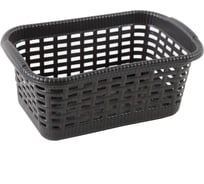 Корзина прямоугольная GENSINI Rattan, 24x15x10 см, пластик, цвет в ассортименте 3322