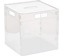 Ящик сборный Violet с крышкой 35 л прозрачный 923500
