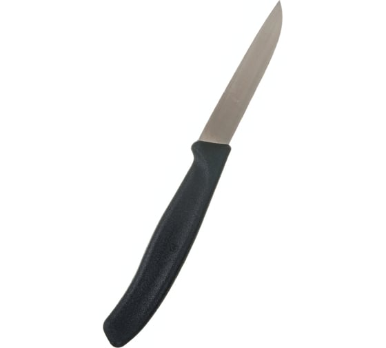 Нож для очистки овощей Victorinox Swiss Classic лезвие 8 см, черный 6.7403