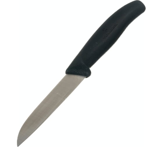 Нож для очистки овощей Victorinox Swiss Classic лезвие 8 см, черный 6.7403
