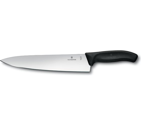 Разделочный нож Victorinox SwissClassic лезвие 25 см, чёрный 6.8003.25B