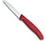 Нож для очистки овощей Victorinox лезвие 8 см, волнистое, красный 6.7431 1