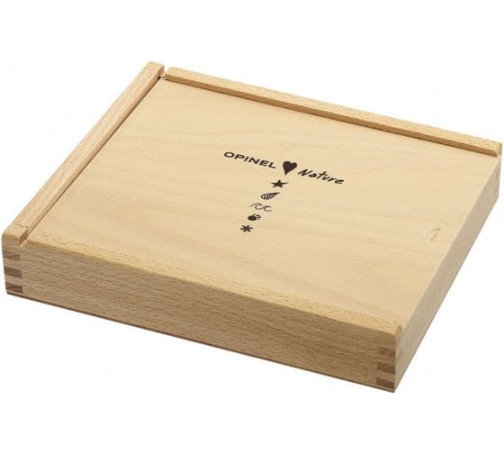 Набор ножей в деревянной коробке Opinel №7 Nature 6 штук 1555