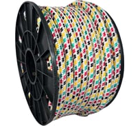 Шнур плетеный полипропиленовый ООО Оптхозторг 14 мм 30 м цвет разноцветный 05814301