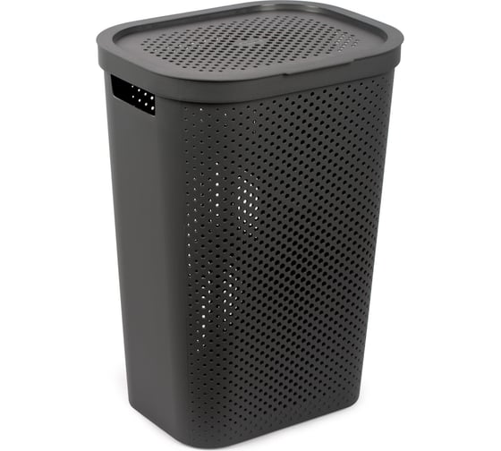 Корзина для белья CURVER infinity 59 л, темно-серая 04754-G43-09