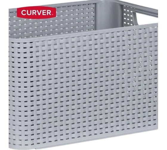 Корзинка CURVER style l светло-серый, 30 л 03616-099-00