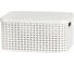 Корзина CURVER rattan style box s + крышка, кремовая 03617-885 3
