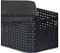 Корзина CURVER rattan style box s + крышка, темно-серая 03617-308 9