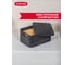 Корзина CURVER rattan style box s + крышка, темно-серая 03617-308 6