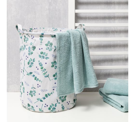 Корзина текстильная Этель Eucalyptus 35x45 см 5420647