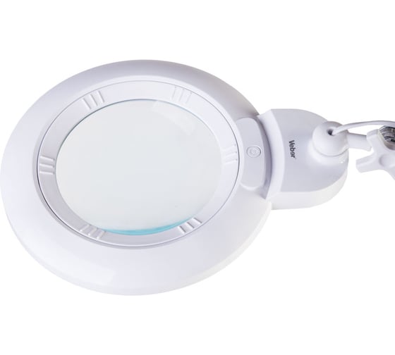 Лупа на струбцине с подсветкой LED Veber 8608D 3D/5D 3 дптр, 5 дптр, 2 шт. 150 мм