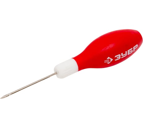 Швейное шило Зубр Мастер эргономичная обрезиненная рукоятка длина 60 мм d 2 мм 09571-2