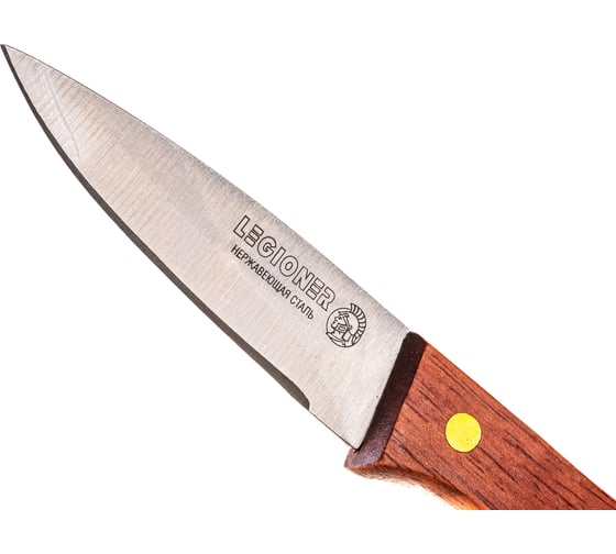 Овощной нож Legioner Germanica Line 80 мм с деревянной ручкой 47831-L_z01
