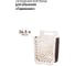 Корзина пластиковая складная "Гармония" HANDY HOME, Д370 Ш250 В490, белый Fancy-hh96-M 2