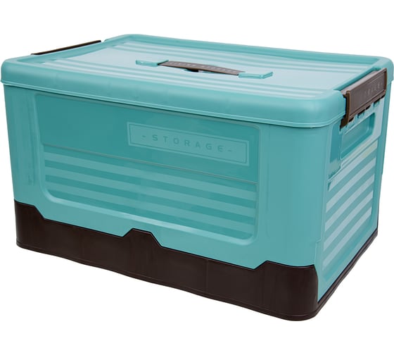 Складной пластиковый короб для хранения HANDY HOME 23.4 л, голубой Fancy-hh97-M