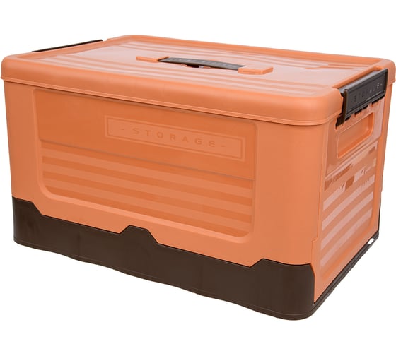 Складной пластиковый короб для хранения HANDY HOME 23.4 л, оранжевый Fancy-hh98-M 1