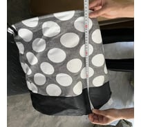 Корзина для белья Homium Round, цвет серый/белый, размер 35х45 см laundryrnd02