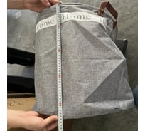 Корзина для белья Homium Round, цвет серый/белый, размер 35х45 см laundryrnd01