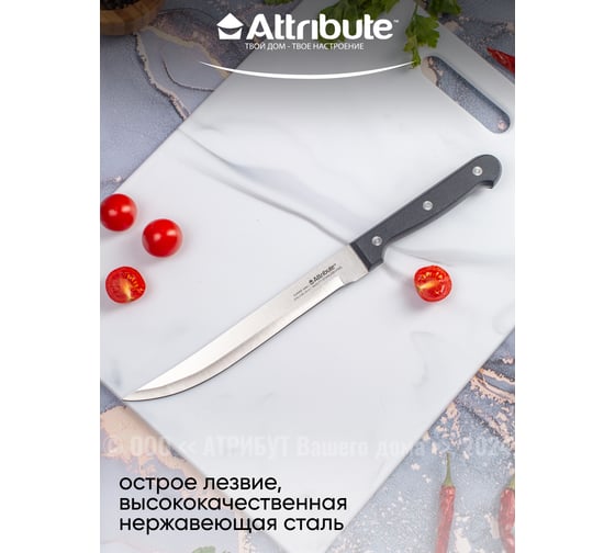 Нож филейный Attribute CLASSIC 20 см AKC118
