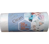 Мешки для мусора белые Ecoclean (30 шт; 35 л; 48х55 см; 6 мкм; ПНД) Концепция Быта 3290 16167669