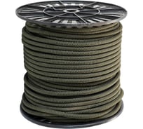 Шнур полиамидный плетеный truEnergy с сердечником диаметр 10 мм хаки, катушка 100 м 12499