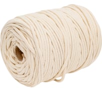 Шнур плетеный хлопковый truEnergy диаметр 3 мм, бобина 100 м 12613