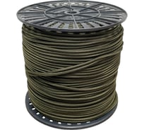 Шнур плетеный полиамидный truEnergy с сердечником диаметр 6 мм хаки, катушка 300 м 12485