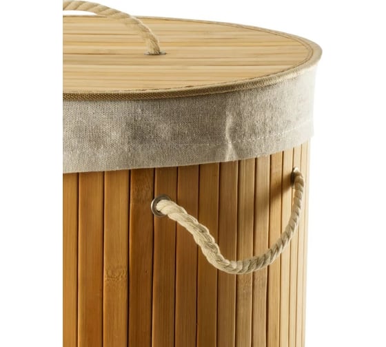 Корзина для белья ПраймДекор Athena, бамбук 50035171