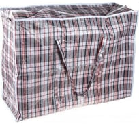 Сумка хозяйственная PERFECTO LINEA на молнии, в клетку, 80x60x30 см 42-806030