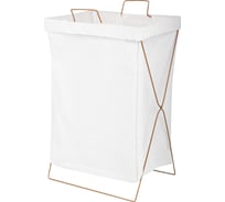 Корзина для белья Рыжий кот раскладная, с металлическим каркасом 106897