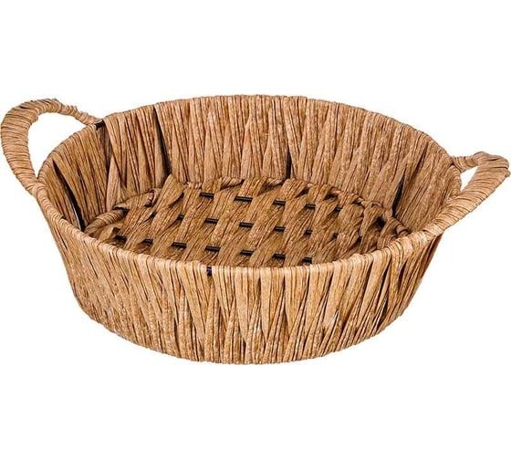 Корзинка с ручками Lefard коллекция "натурель" 21x6/9 см (кор=120 шт.) 109-200