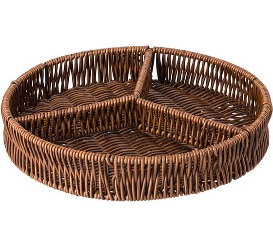 Корзинка-менажница Lefard коллекция "натурель" 3 секции 25x4,5 см 109-306 1