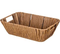 Корзинка с ручками Lefard коллекция "натурель" 30x19x9 см (кор=80 шт.) 109-216