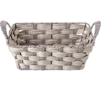 Корзинка с ручками Lefard коллекция "натурель" светлое плетение 27x20x10/14 см 109-297