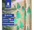Упаковочная бумага Золотая сказка крафт, с эффектами, Big Size, новогодняя, Green Trees, 0.7x5 м 591950 2