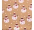 Упаковочная бумага Золотая сказка крафт, Big Size, новогодняя, Snowman, 0.7x10 м 591948 5