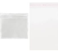 Пакет ОФИСМАГ Бопп с клеевым клапаном, 100 шт., 20x30+4 см, толщина 30 мкм, с усиленным швом 608601