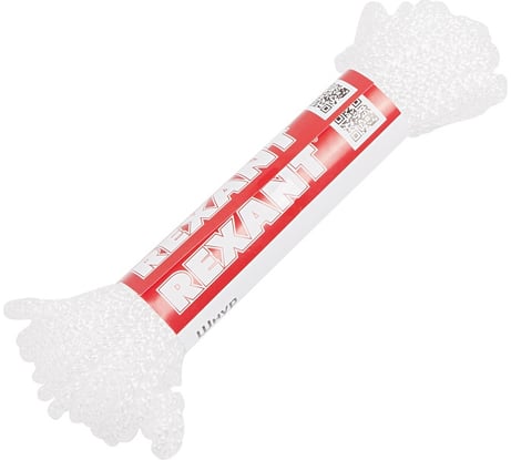 Шнур REXANT 4 мм 10 м белый 77-0410-1