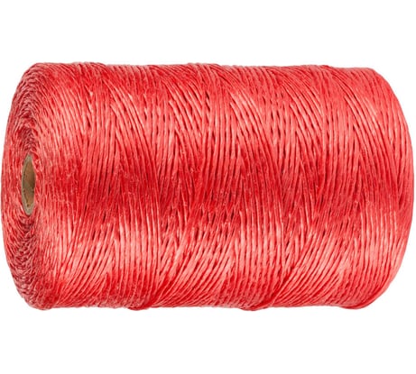 Шпагат Зубр многоцелевой полипропиленовый, красный, 1200текс, 110м 50039-110