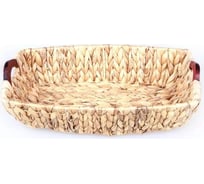 Корзинка Walmer с ручками ARROW 40x25x9/10 см водный гиацинт W30232540