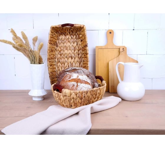 Корзинка Walmer с ручками ARROW 40x25x9/10 см водный гиацинт W30232540