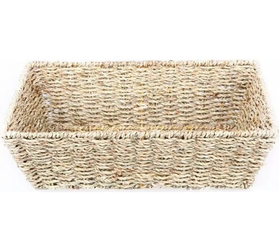 Корзинка прямоугольная Walmer PLAIT 35x21x11 см джут W30233521