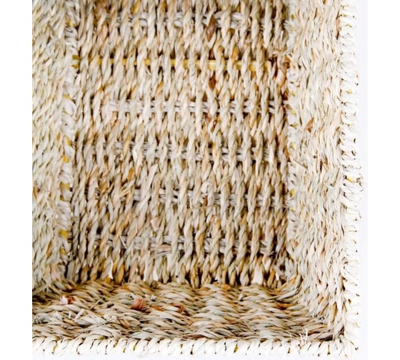 Корзинка прямоугольная Walmer PLAIT 35x21x11 см джут W30233521