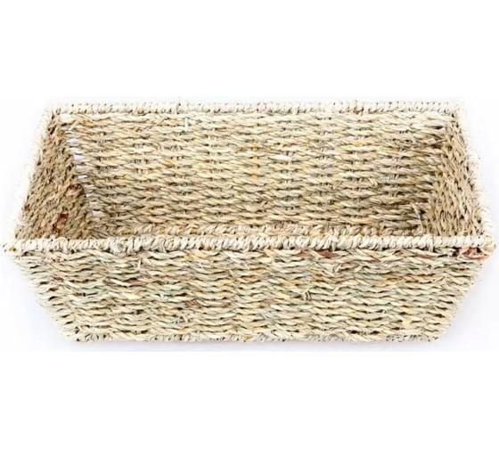 Корзинка прямоугольная Walmer PLAIT 30x18x10 см джут W30233018 1
