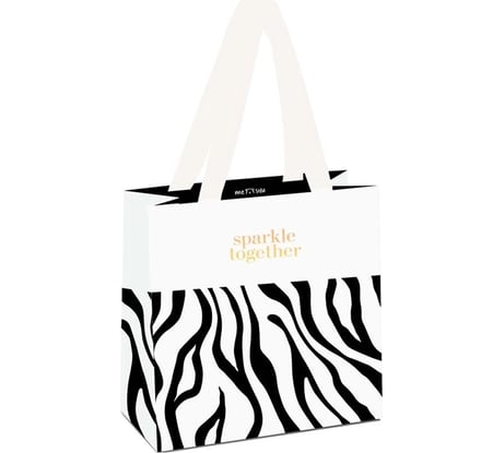 Пакет подарочный MESHU 20х20х10 см, Animal print отд. фольгой, матовая ламинация MS45786 MS_45786