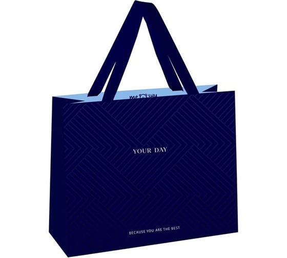 Пакет подарочный MESHU 23х18х10 см, Indigo Hills отд. фольгой, выб. лак MS45804 MS_45804