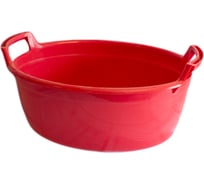 Таз ООО КАМЕНСКХИМВОЛОКНО овальный Волна 20 л красный 37390 37390-3
