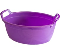 Таз ООО КАМЕНСКХИМВОЛОКНО овальный Волна 20 л фиолетовый 37390 37390-6