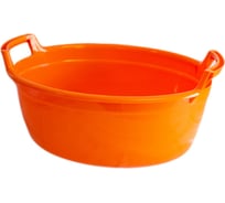 Таз ООО КАМЕНСКХИМВОЛОКНО овальный Волна 20 л оранжевый 37390 37390-4