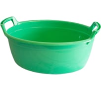 Таз ООО КАМЕНСКХИМВОЛОКНО овальный Волна 20 л мята 37390 37390-1